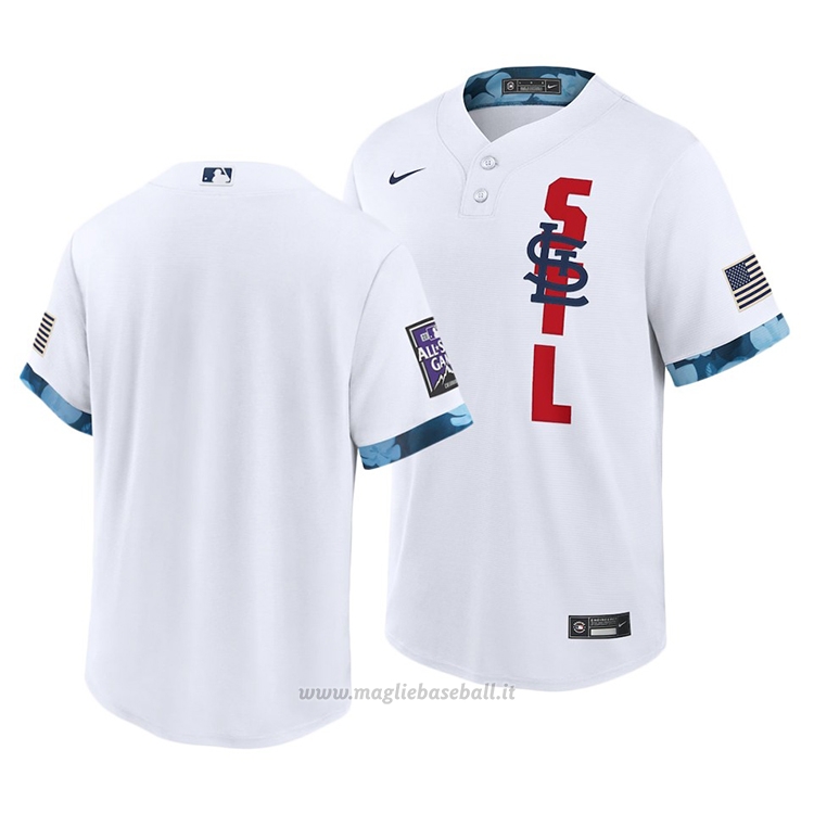 Maglia Baseball Uomo St. Louis Cardinals 2021 All Star Replica Bianco